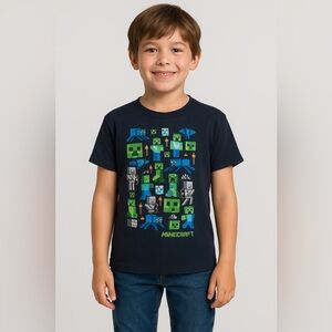 Minecraft Graphic T-Shirt – Kids XL (2020 Mojang / JINX)